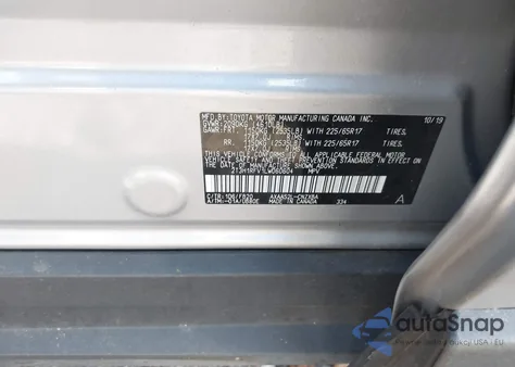 2020 Toyota Rav4 Le z USA, uszkodzony, nr VIN 2T3H1RFV1LW060604